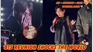 BTS Reunion at Jin&rsquo;s Encore! Jungkook, Jimin & V Surprise Everyone .#kpop