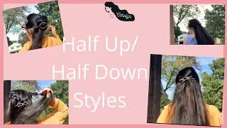 Half Up Half Down Hairstyles for super long hair!