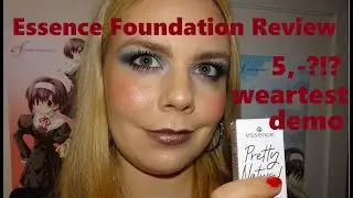 New Essence Pretty Natural Foundation Review | Demo & Weartest | It's cheap but is it good?