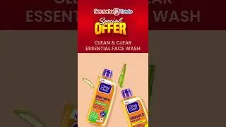 Clean & Clear Essential Face Wash gently removes dirt and excess oil, leaving skin clean and fre