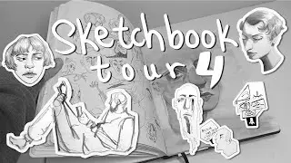 SKETCHBOOK TOUR #4 |The fourth sketchbook I completed (November 2019 - March 2020)