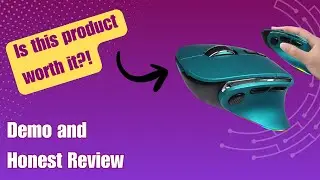 Ergonomic Mouse Dual Mode Rechargeable Carpal Tunnel Wireless Mouse for PC/Laptop/Tablet