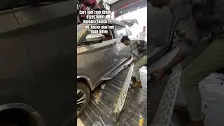 MG Hector plus side foot Rash fitting in Lalbagh Lucknow 912927889￼1 #modifications #automobile #car