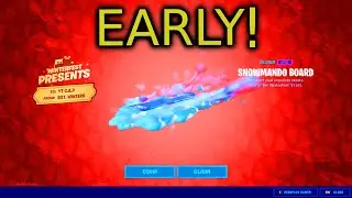 How To Get The Snowmando Board EARLY! (Complete Winterfest Quest Early!) | Fortnite Winterfest 2021