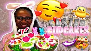 Baking Spring and Easter Cupcakes  | Mama Weesie