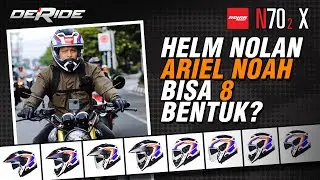 Helm yang dipakai Ariel Noah bisa jadi 8 bentuk ? - Deride Review -