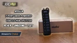 Atolla &mdash; 7-портовый USB 3.0-концентратор с функцией передачи данных и зарядки | Лучший USB-концентратор [ОБЗОР]