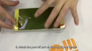 screen protector attach guide