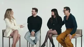 dakota johnson black pantyhose interview part 4