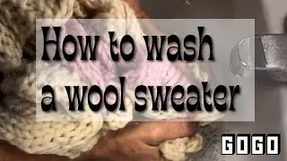 How to wash your GOGO Sweater using the Laundress Wool and Cashmere Shampoo