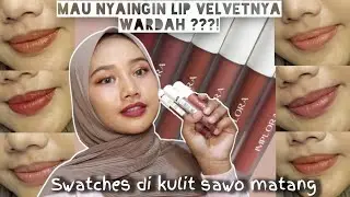 IMPLORA LIP VELVET | REVIEW + SWATCHES FULL SHADE DI KULIT SAWO MATANG !
