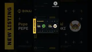 Binance Listings Pepe and Floki Inu #crypto #binancelisting #binance #news #shorts
