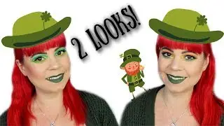 St Patricks Day Eyeshadow Tutorial | 2 Looks 🍀