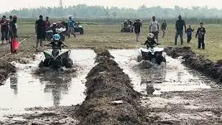 ATV kids mud race in Amaranth Manitoba 2023