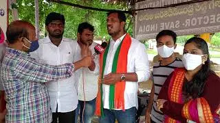 BJYM leader Kalla Ashok Kumar addressing TV5 media about Jobless Calendar released by Ap Govt.