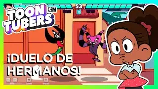 ¡LOS HERMANOS LUCHAN CON JUEGOS DE CARTOON! (con Craig y Jessica) | ToonTubers