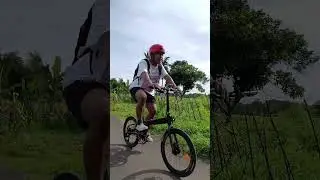Bersepeda mencari area persawahan yang sudah langka #pedalview #cycling#bersepeda#nature #bikelover