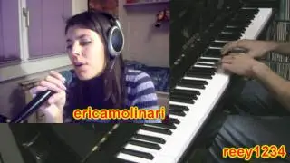 Alicia Keys No One piano (reey1234) voice (ericamolinari) collaboration