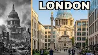 London: Before the Blitz and After the War (AI Reconstruction)