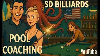 🔥Couples Pool Coaching at The Kraken! | Magic, Tricks & Bar Vibes 🎱🍹🐙🇺🇸🌊