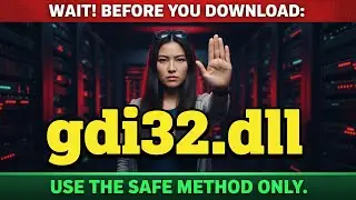 How To Fix Gdi32.dll Error [SOLVED]