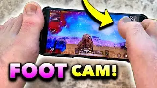 Crazy Guy Plays PUBG Mobile with His FOOT WTF... 🤣