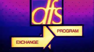 DFS Program Exchange logo (1979) Gets Faster 4X Slow Motion