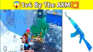 😱1v4 By The AKM💥 |Deepu Singh Gaming Pubg Mobile Lite