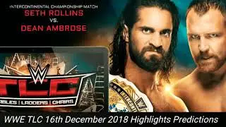 WWE TLC 2018 new highlights dean ambroze and seth rollings brown strowman best matches