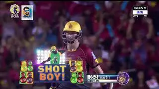 Colin Munro Two Big Sixes against Mohammad Nabi - CPL Final 2017-10 Sep 2017