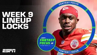 Lineup Locks For Week 9 + TNF Review 🚨 | Fantasy Focus 🏈