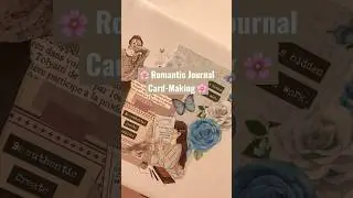 ASMR Relaxing Music | Romantic Journal Card-Making 🌸