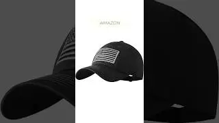 Patriotic American Flag Baseball Cap for Men & Women &ndash; Tactical Style Adjustable Hat. #USAFlagCap