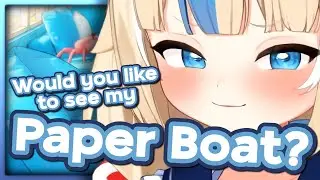 Saba can't stop saying paper boat【Sameko Saba】