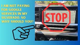 Google Maps для Chevrolet Silverado 2023 без платной подписки.