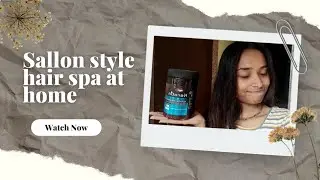 Saloon style hair spa at home || khushi ramani || #subscribe #viral #shorts #1ksubscribers