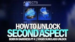 How To Unlock 2nd Stasis Aspect (Born In Darkness Part 4 Quest Guide) [Destiny 2]