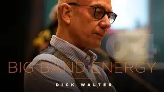 Dick in the Studio Recording the Big Band Energy Album.......