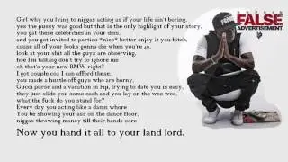 Hopsin - False Advertisement (Lyrics on screen)