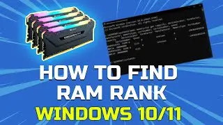 How to Find RAM Rank 1Rx8 or 1Rx16 with command windows 10 or 11 [HINDI]