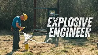 Five Pounds of ANFO vs Ballistic Steel