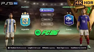 ARGENTINA vs FRANCE &ndash; This Match Feels TOO REAL 😱 | FC 26 PS5 4K HDR #fc26 #ps5 #football #4k #viral