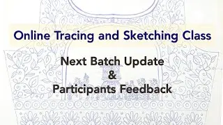 Online Tracing & Sketching Class - Feedback and Next Batch Details | Simply Aari