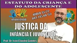 Justiça da INFÂNCIA  e da JUVENTUDE – Estatuto da Criança e do Adolescente – Vídeo 15/22