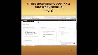 4 FREE Artificial Intelligence Journals Indexed in Scopus || NO APC - Publish for Free #scopus