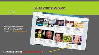 E-Mail Power Machine - How To Use Email Marketing Inspirational Resources (V #08)