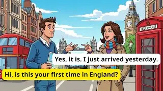50 Easy English Conversations for Travel in UK | Real Life Dialogues A2–B1