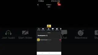Поделиться PDF-файлом на конференции Zoom на телефоне Android