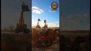 Excavator Builds a LEGO Mining Site 🚜 | Timelapse #Shorts