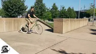 Damenrad Lenker Geschwungener Fahrradlenker Silber aus Aluminium von LOEVELOSI